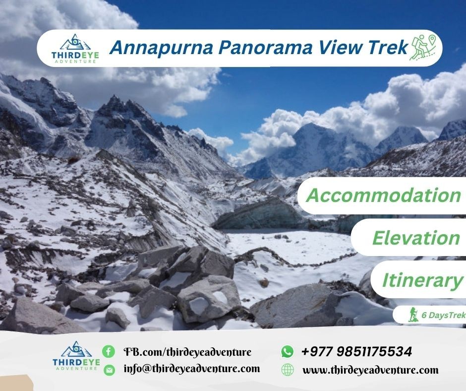 Annapurna Panorama View Trek: Cost, Itinerary, Route, Elevation,  Accommodation