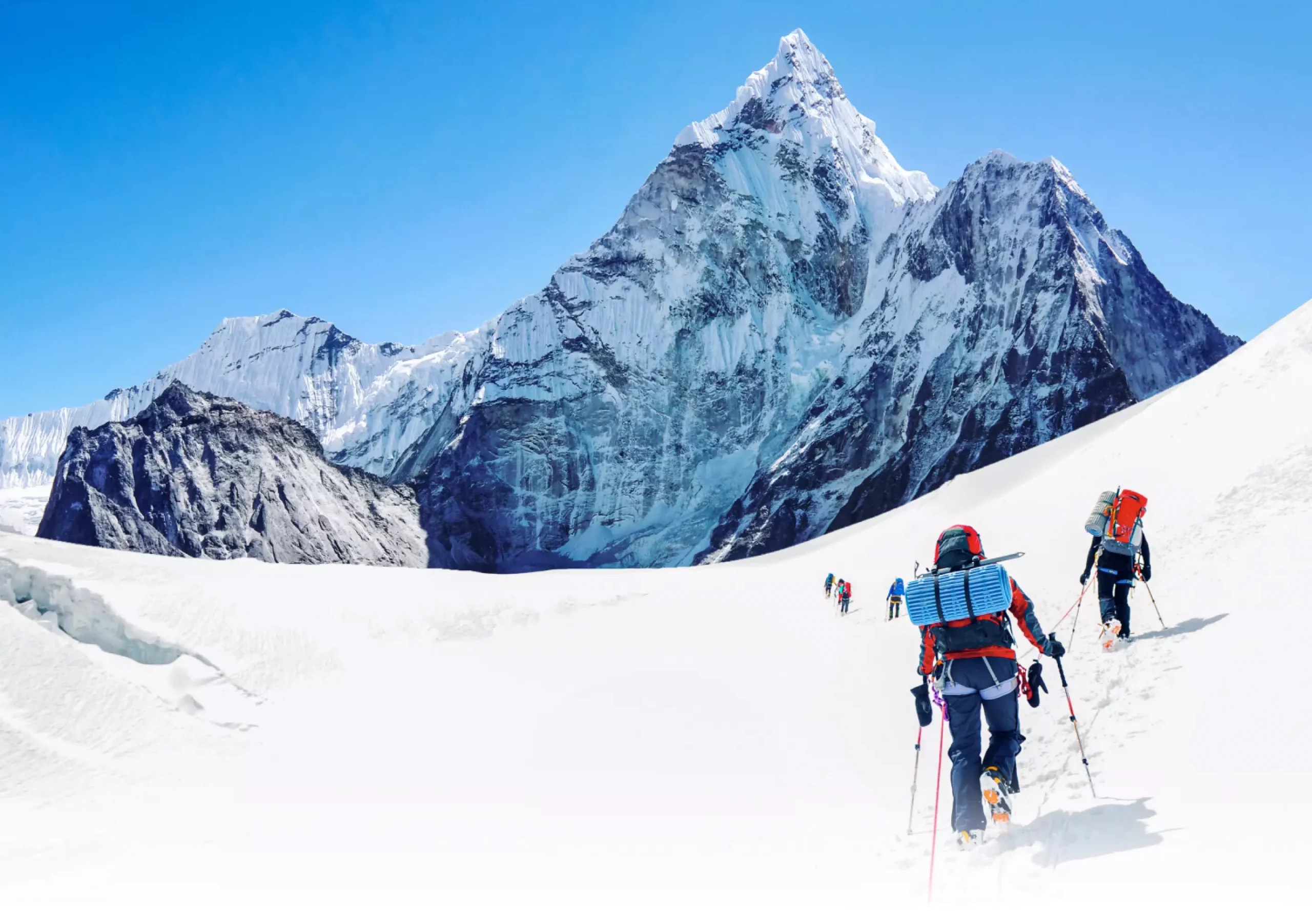 Trekkers in Mountain