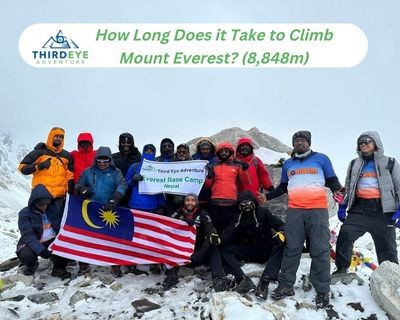 how long does it take to climb mount everest