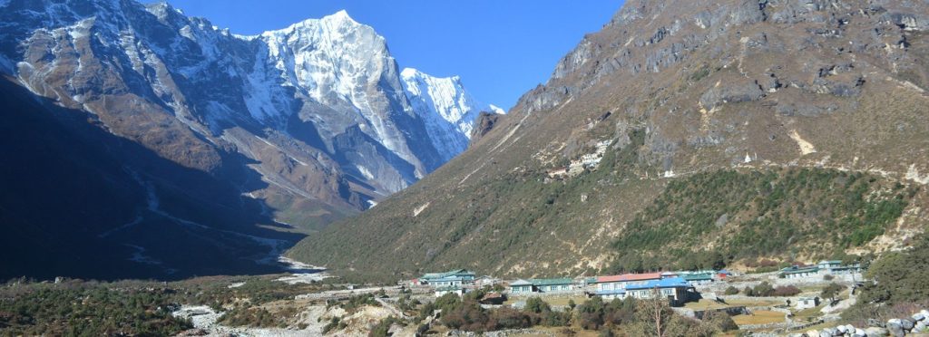 view of mountain near everest