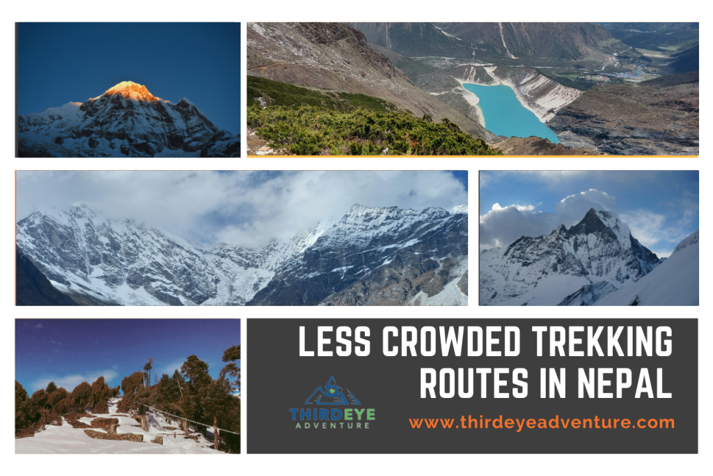 Less Crowded Trekking Routes in Nepal