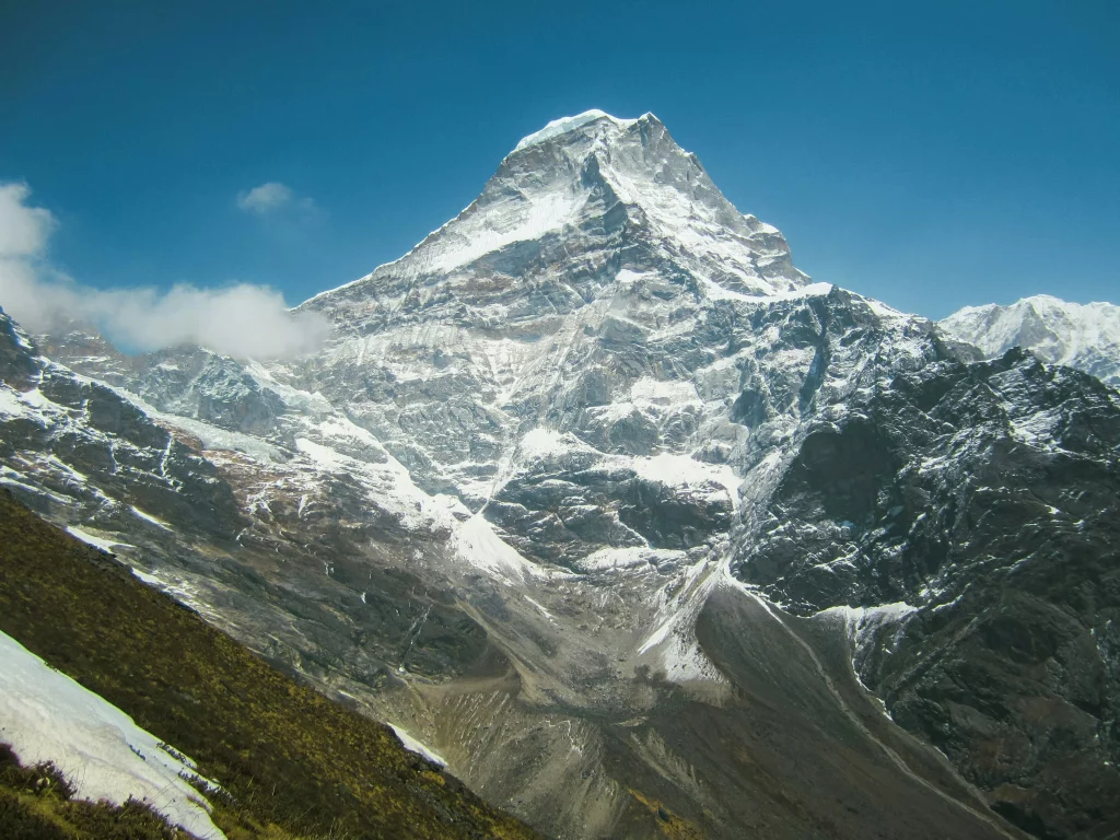 Ultimate Guide to Peak Climbing in Nepal: Top Peaks & Essential Tips 10 a mountain seen from mera peak
