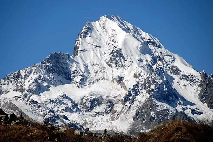 Ultimate Guide to Peak Climbing in Nepal: Top Peaks & Essential Tips 4 naya kanga mountain peak with blue sky